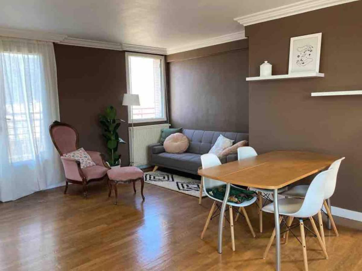 2 Terrasses Vue A 360 Sur Les Montagnes Apartment Grenoble Luaran gambar